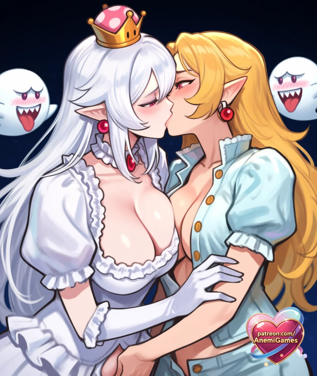 Boo , Princess Peach, Princess King Boo — NSFW Gallery